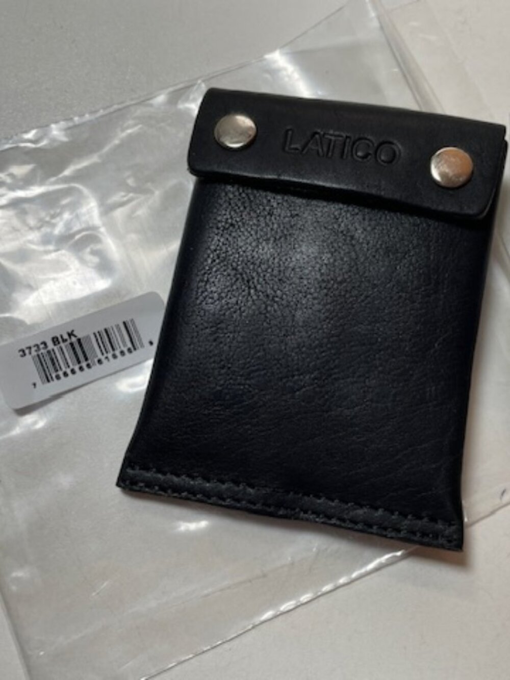 Latico Leathers Card Holder Black NEW
